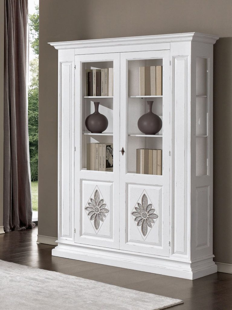 Vetrina 2 ante country itagli margherita